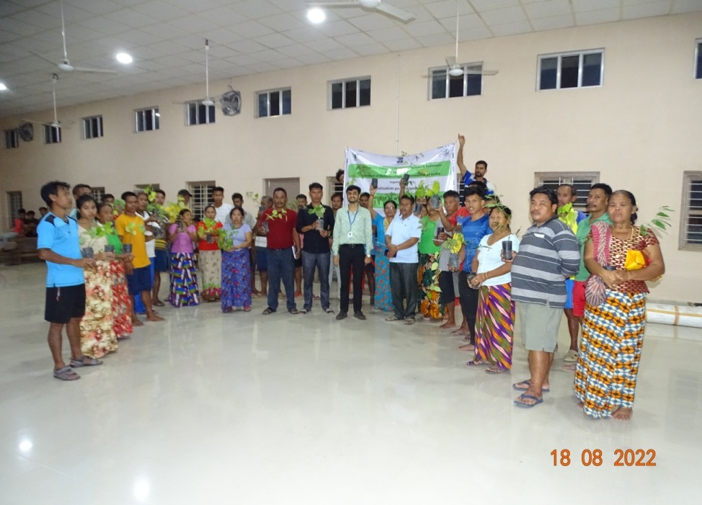 Tribal farmers sensitized about woody pepper cultivation under DBT, New Delhi funded project”