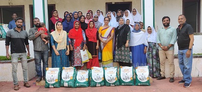 Series of programmes conducted for farmers at RS, Minicoy, Lakshadweep
